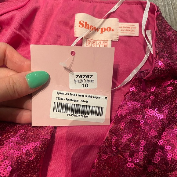 Pink Sequin dress - Picture 4 of 4